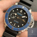 Fábrica VS - Panerai Submersible  PAM01209 Preto Tamanho do Mostrador 42mm