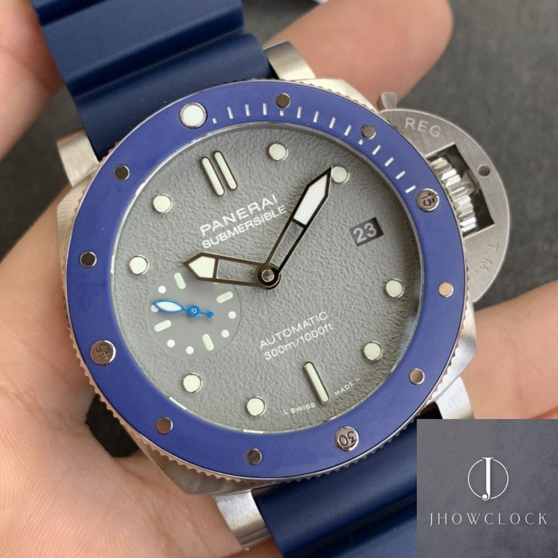 Fábrica VS - Panerai Submersible PAM00959 Tubarão Mostrador Cinza Tamanho 42mm