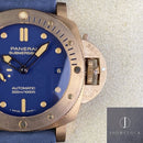Fábrica VS - Panerai Submersible PAM01074 Mostrador Azul Fosco Bronze Tamanho 42mm