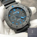 Fábrica VS - Panerai Submersible PAM01616 Mostrador Preto Tamanho 47mm