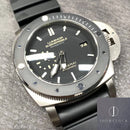 Fábrica VS - Panerai Submersible PAM00389 Mostrador Preto Tamanho 47mm