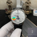 Fábrica APS - Jaeger LeCoultre Master 1368430 Mostrador Prateado