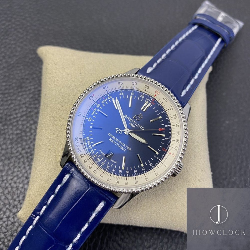 Fábrica V7 - Breitling Navitimer A17326211C1P3 Mostrador Azul