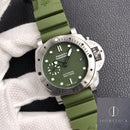 Fábrica VS - Panerai Submersible PAM01055 Mostrador Verde Tamanho 42mm