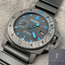 Fábrica VS - Panerai Submersible PAM01616 Mostrador Preto Tamanho 47mm