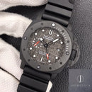 Fábrica VS - Panerai Submersible GMT PAM01039 Mostrador Cinza Tamanho 47mm