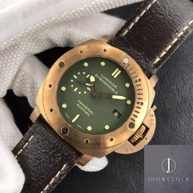 Fábrica VS - Panerai Submersible PAM00382 Bronze Material Tamanho 47mm