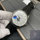 Fábrica APS - Jaeger LeCoultre Master 1368430 Mostrador Prateado