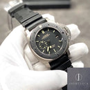 Fábrica VS - Panerai Submersible PAM00389 Mostrador Preto Tamanho 47mm