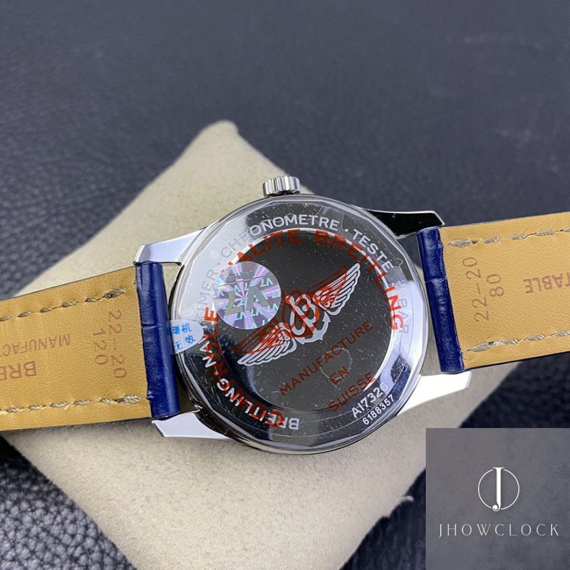 Fábrica V7 - Breitling Navitimer A17326211C1P3 Mostrador Azul
