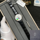 Fábrica APS - Jaeger LeCoultre Master 1368430 Mostrador Prateado