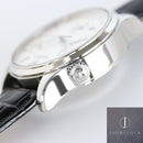 Fábrica ZF - Jaeger-LeCoultre Master Geographic 1428421 Mostrador Prateado