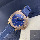 Fábrica VS - Panerai Submersible PAM01074 Mostrador Azul Fosco Bronze Tamanho 42mm