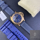 Fábrica VS - Panerai Submersible PAM01074 Mostrador Azul Fosco Bronze Tamanho 42mm