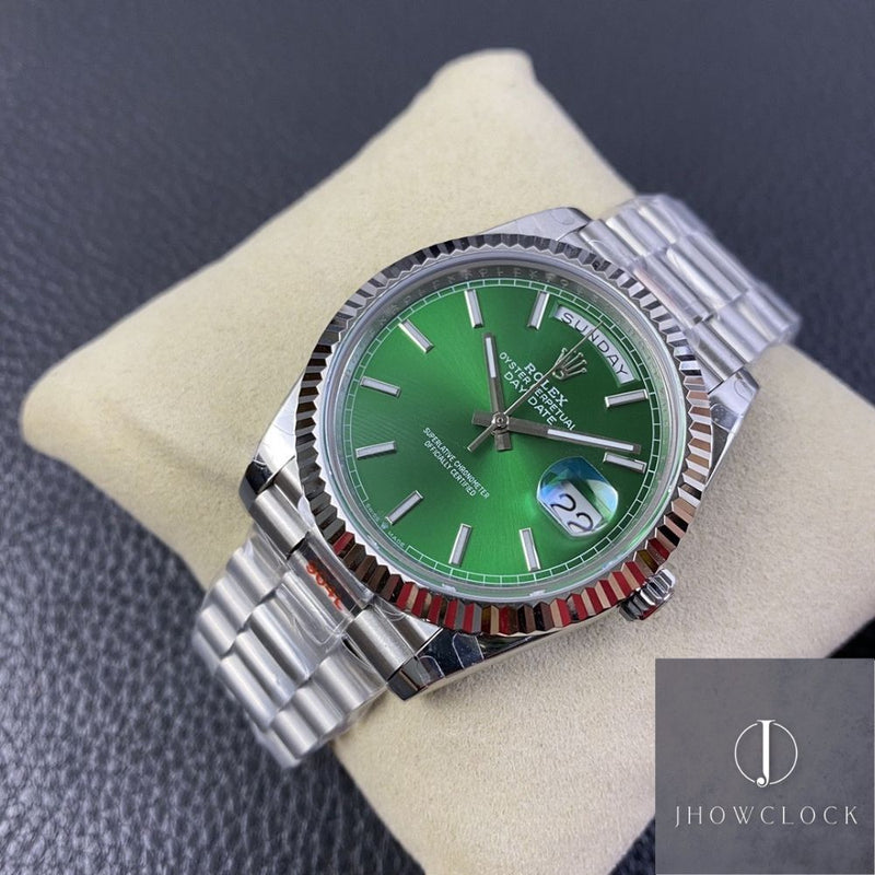 Rolex Day Date M228238-0002 Mostrador Prata Tamanho 40mm