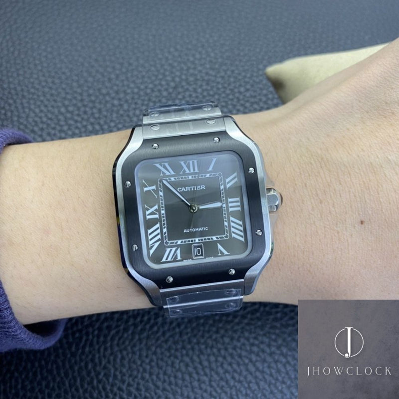 Fábrica BV - Cartier Santos WSSA0037 mostrador cinza