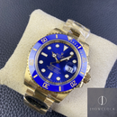 Fábrica Clean - Rolex Submariner M116618LB-0003 Mostrador Azul Tamanho 40mm