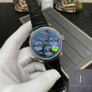 Fábrica APS - IWC Portugieser Perpetual Calendar IW503401 Mostrador Azul Escuro