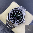Fábrica JVS - Rolex Air King M116900-0001 Series Mostrador Preto