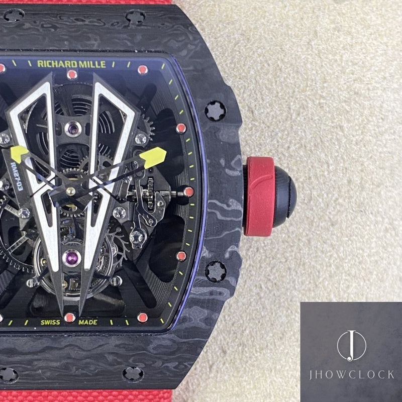 Fábrica BBR - Richard Mille RM27-03 Tourbillon Preto Fibra de Carbono