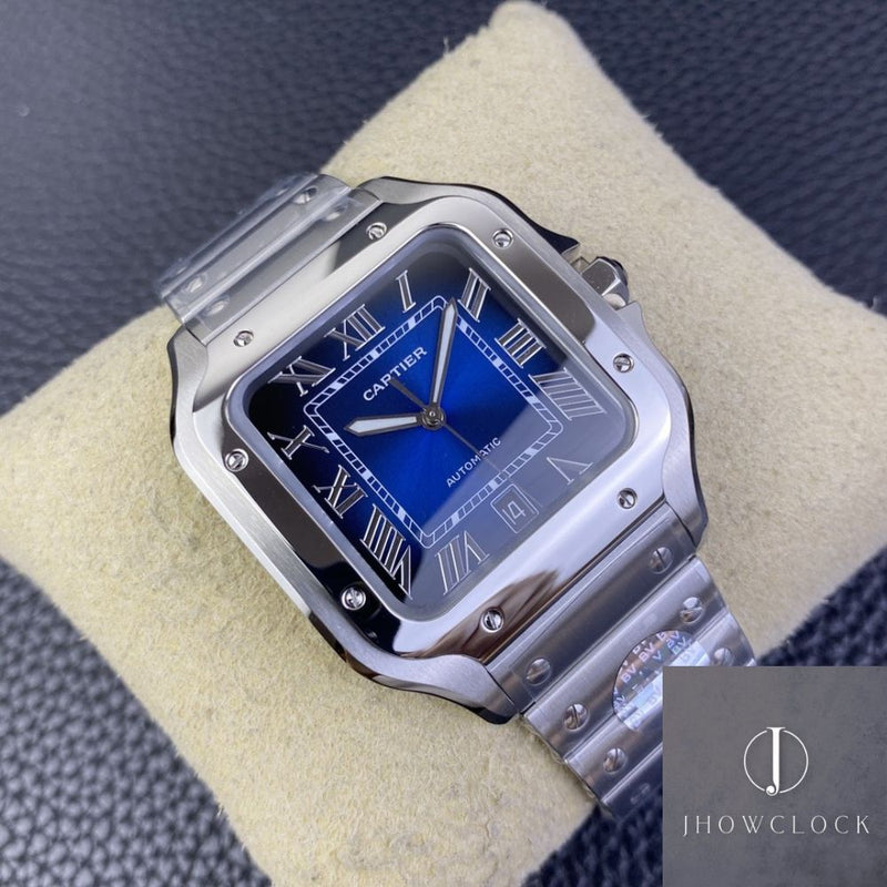 Fábrica BV - Cartier Santos WSSA0030 Gradiente Azul