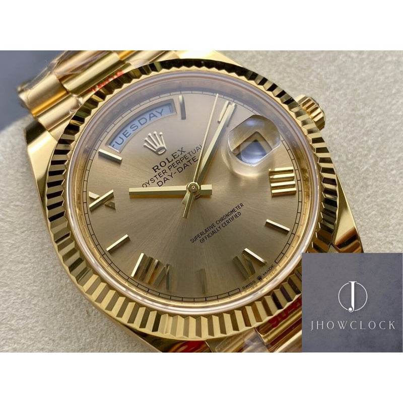 Rolex Day Date M228238-0002 Mostrador Prata Tamanho 40mm