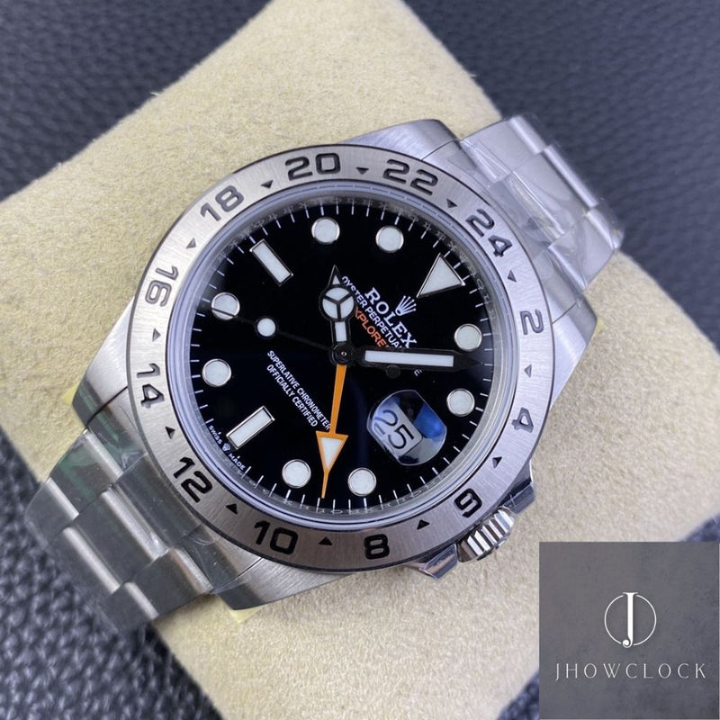 Fábrica JVS - Rolex Explorer M216570-0002 Series Mostrador Preto