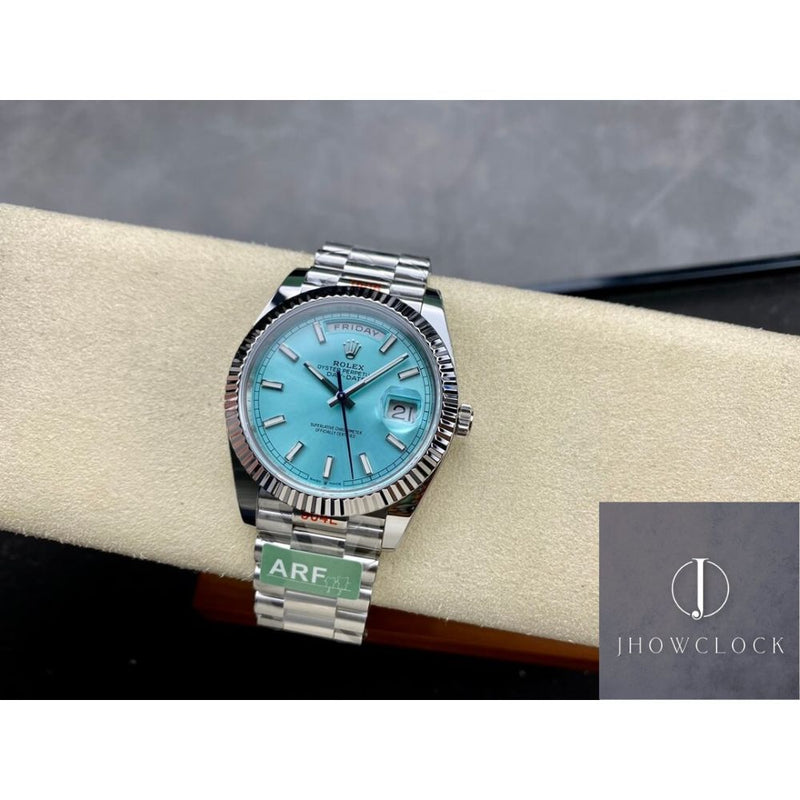 Rolex Day Date M228236-0018 Lce Azul Tamanho 40mm