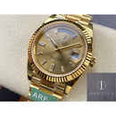 Rolex Day Date M228238-0002 Mostrador Prata Tamanho 40mm