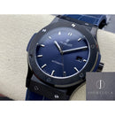 Fábrica HB - Hublot Classic Fusion 511.CM.7170.LR Mostrador Azul Preto Cerâmico