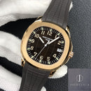 Fábrica 3K - Patek Philippe Aquanaut 5167R-001 Mostrador Marrom