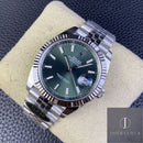 Fábrica Clean - Rolex Datejust M126334-0028 Verde Oliva Tamanho do Mostrador 41mm