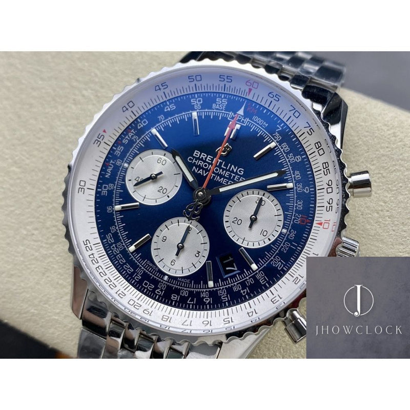 Fábrica BLS - Breitling Navitimer AB0127211C1A1 Mostrador Azul 46MM