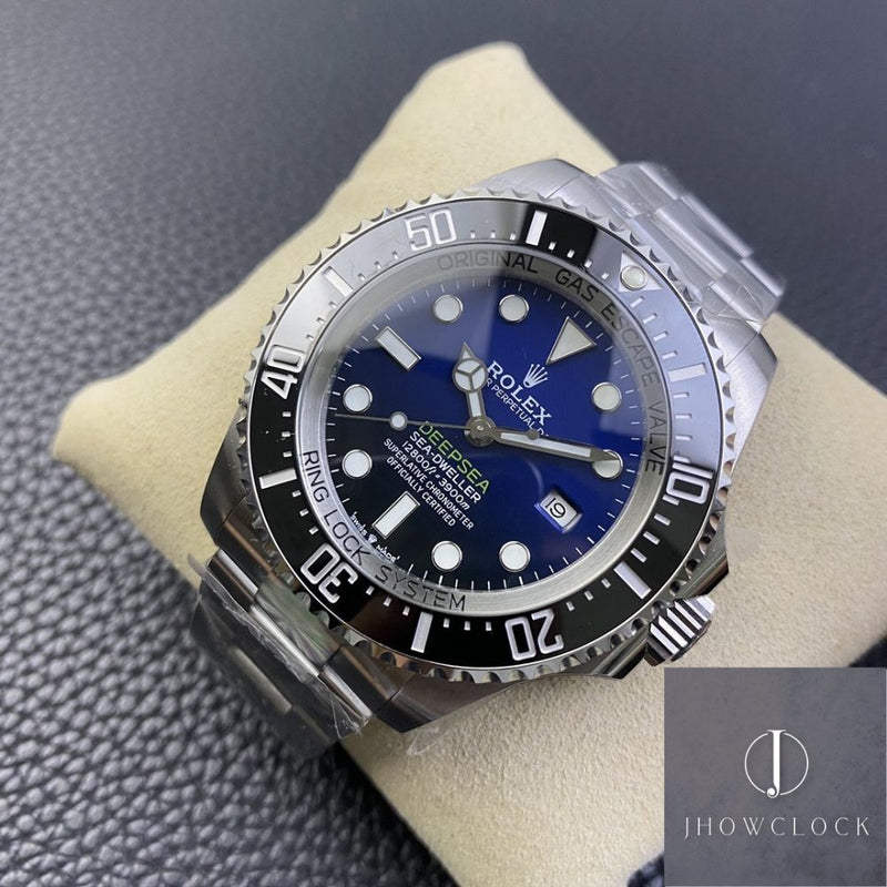 Fábrica AR - Rolex Sea-Dweller M126660-0002 Mostrador Azul degradê