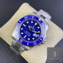 Fábrica Clean - Rolex Submariner 116619LB-97209 Mostrador Azul Tamanho 40mm