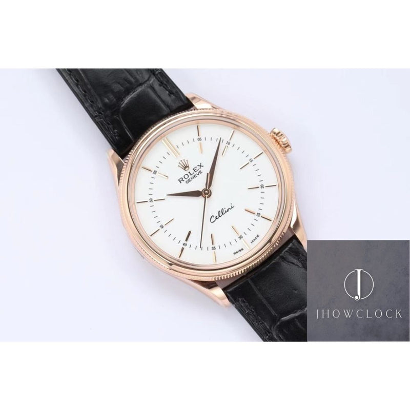 Fábrica EW - Rolex Cellini M50505-0021 Mostrador Branco