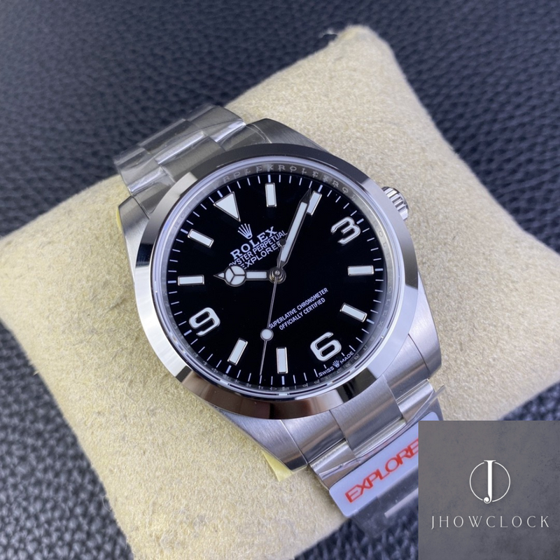 Fábrica JVS - Rolex Explorer M224270-0001 Mostrador Preto