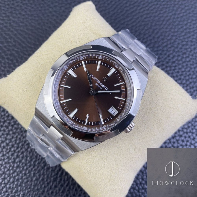 Fábrica PPF - Vacheron Constantin Overseas 4500V/110AB146 Mostrador Marrom