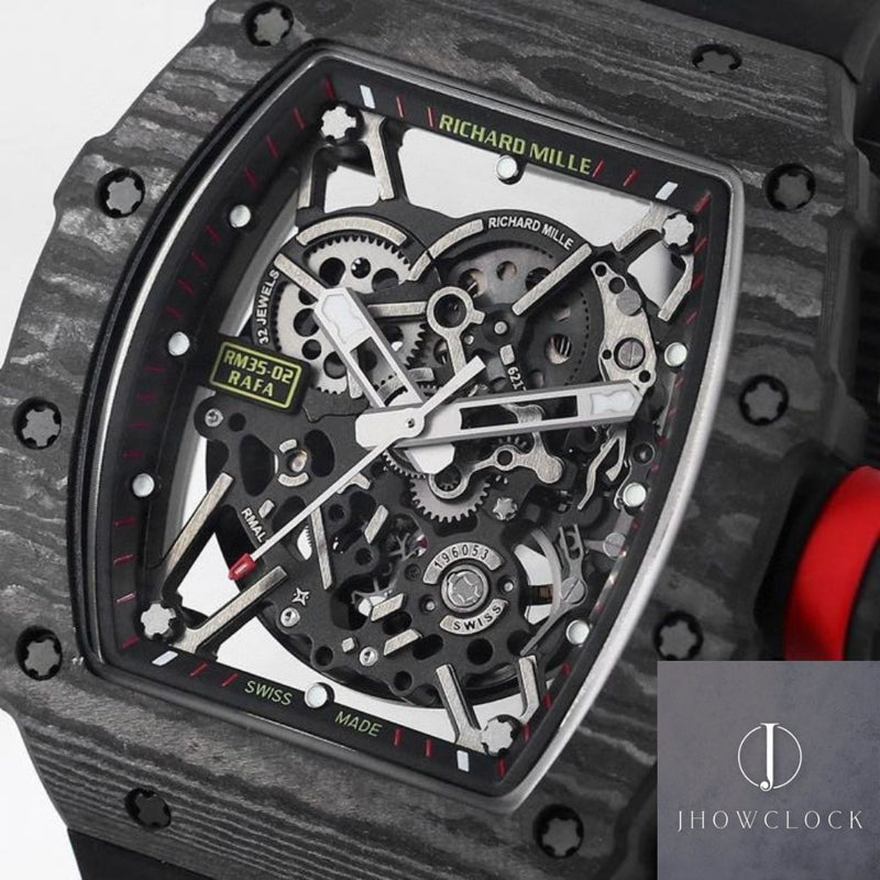 Fábrica BBR - Richard Mille RM35-02 Caixa de Fibra de Carbono