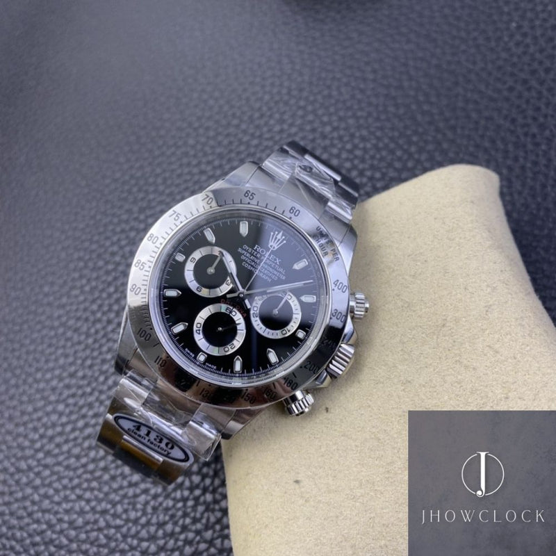 Fábrica Clean - Rolex Cosmograph Daytona 116520-78590 Mostrador Preto
