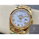 Rolex Day Date M228238-0002 Mostrador Prata Tamanho 40mm
