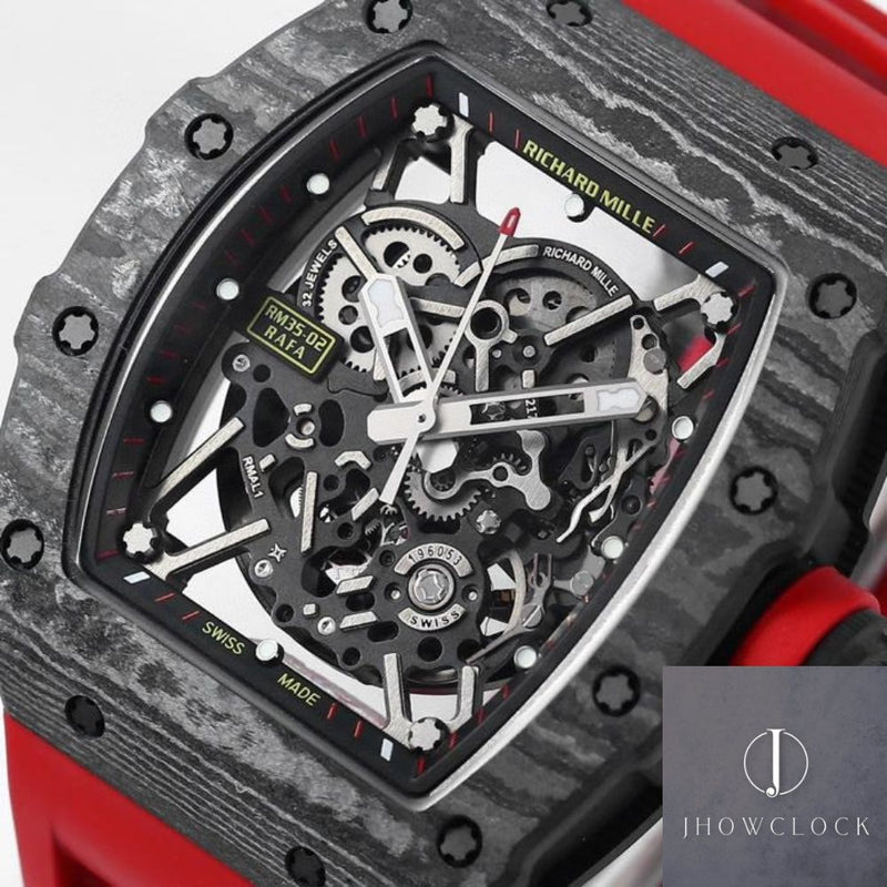 Fábrica BBR - Richard Mille RM35-02 Pulseira Vermelha