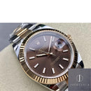 Fábrica Clean - Rolex Datejust M126331-0001 Mostrador Chocolate Tamanho 41mm
