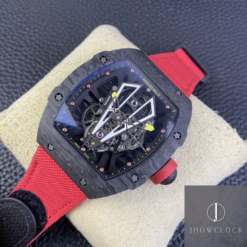 Fábrica BBR - Richard Mille RM27-03 Tourbillon Preto Fibra de Carbono
