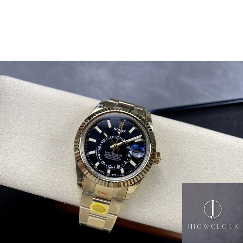 Fábrica Noob - Rolex Sky Dweller M326938-0004 Mostrador Preto