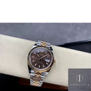 Fábrica Clean - Rolex Datejust M126331-0002 Mostrador Ouro Rosa Tamanho 41mm