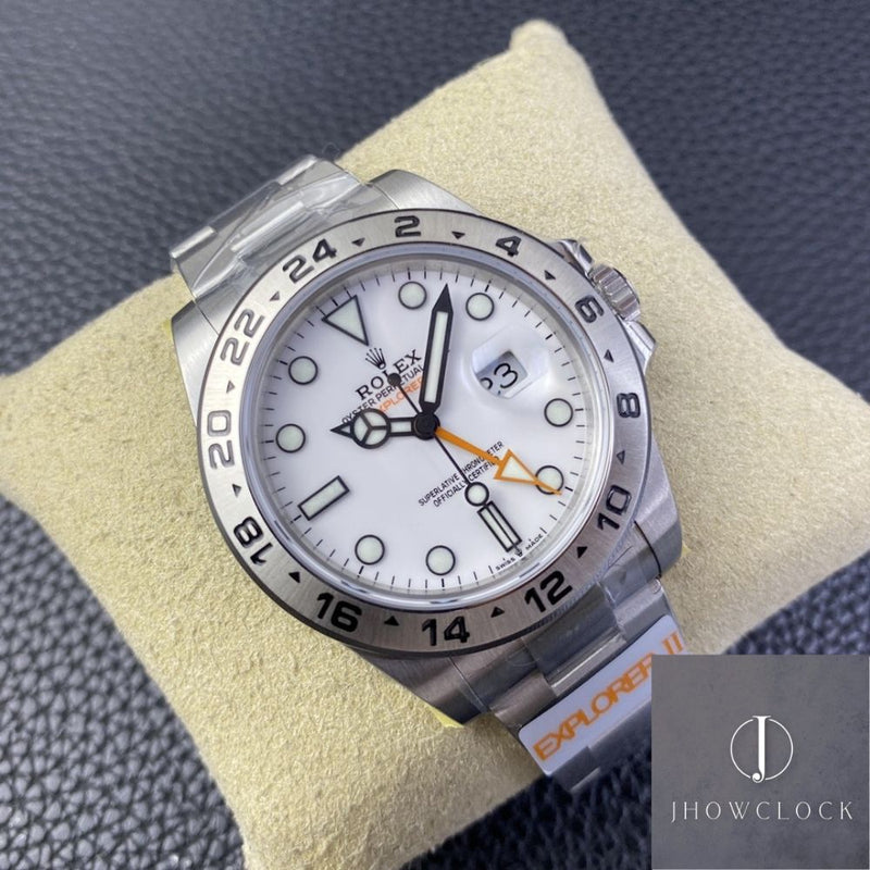 Fábrica JVS - Rolex Explorer M216570-0001 Series Mostrador Branco