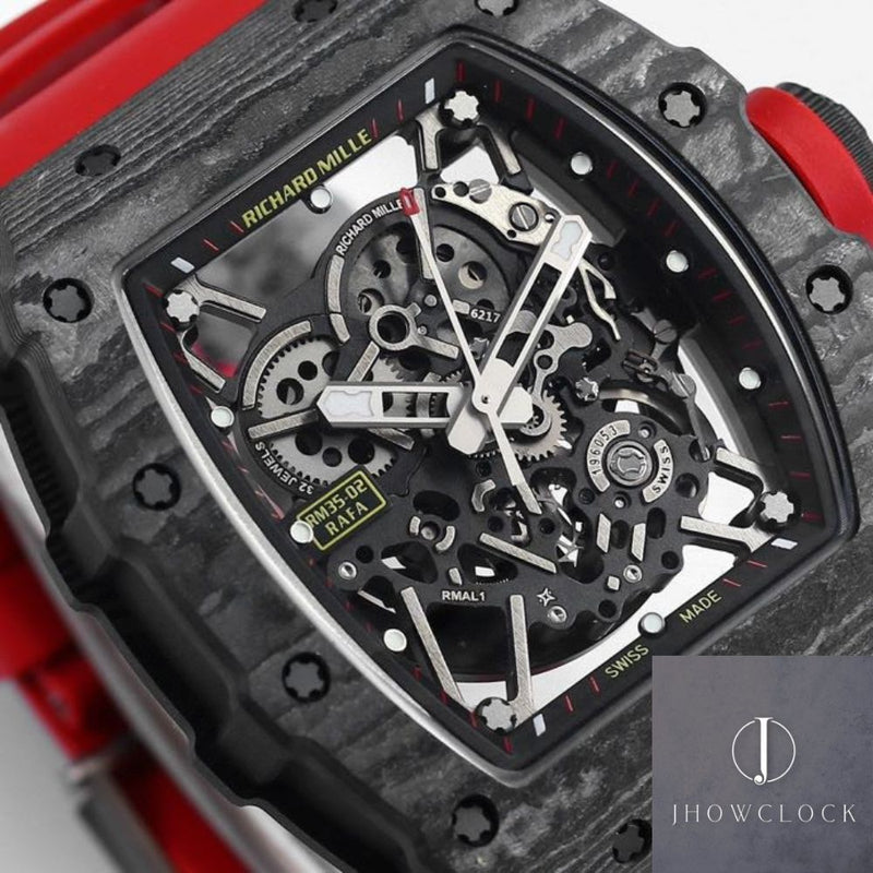 Fábrica BBR - Richard Mille RM35-02 Pulseira Vermelha