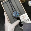 Fábrica APS - IWC Portugieser Perpetual Calendar IW503401 Mostrador Azul Escuro