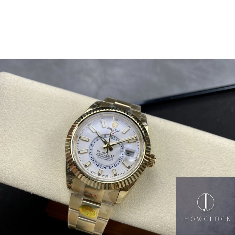 Fábrica Noob - Rolex Sky Dweller M326938-0005 Mostrador Branco